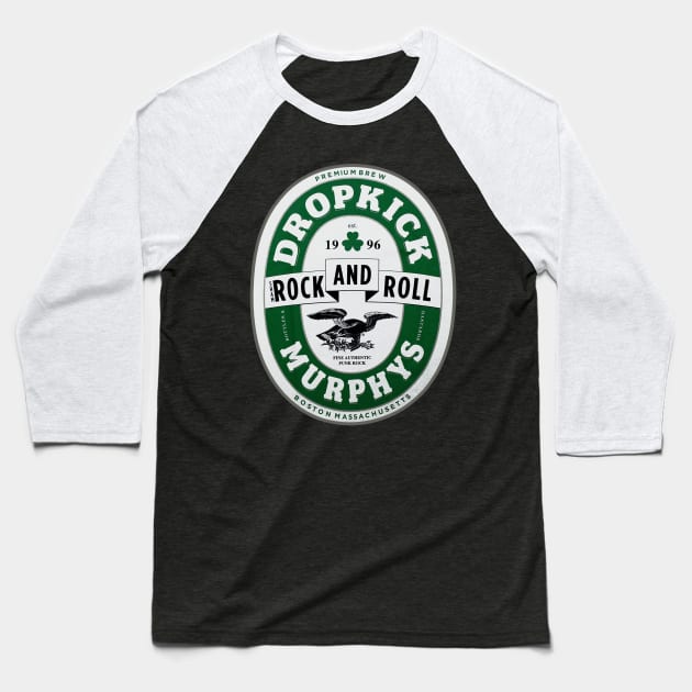 Rock and roll boston murphys Baseball T-Shirt by WalkTogether